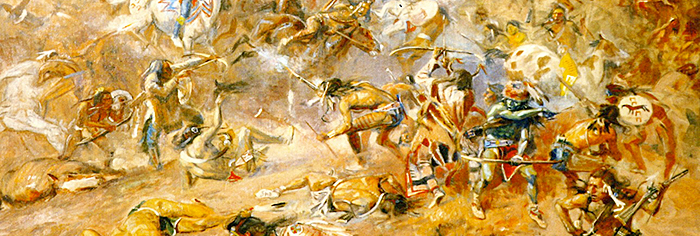 Detail from Battle of Belly River